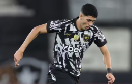 Jair Cunha em Botafogo x Juventude, pelo Brasileirão 2025 — Foto: Vitor Silva/BFR